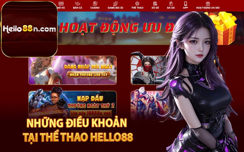 Những Điều Khoản Tại Thể Thao Hello88